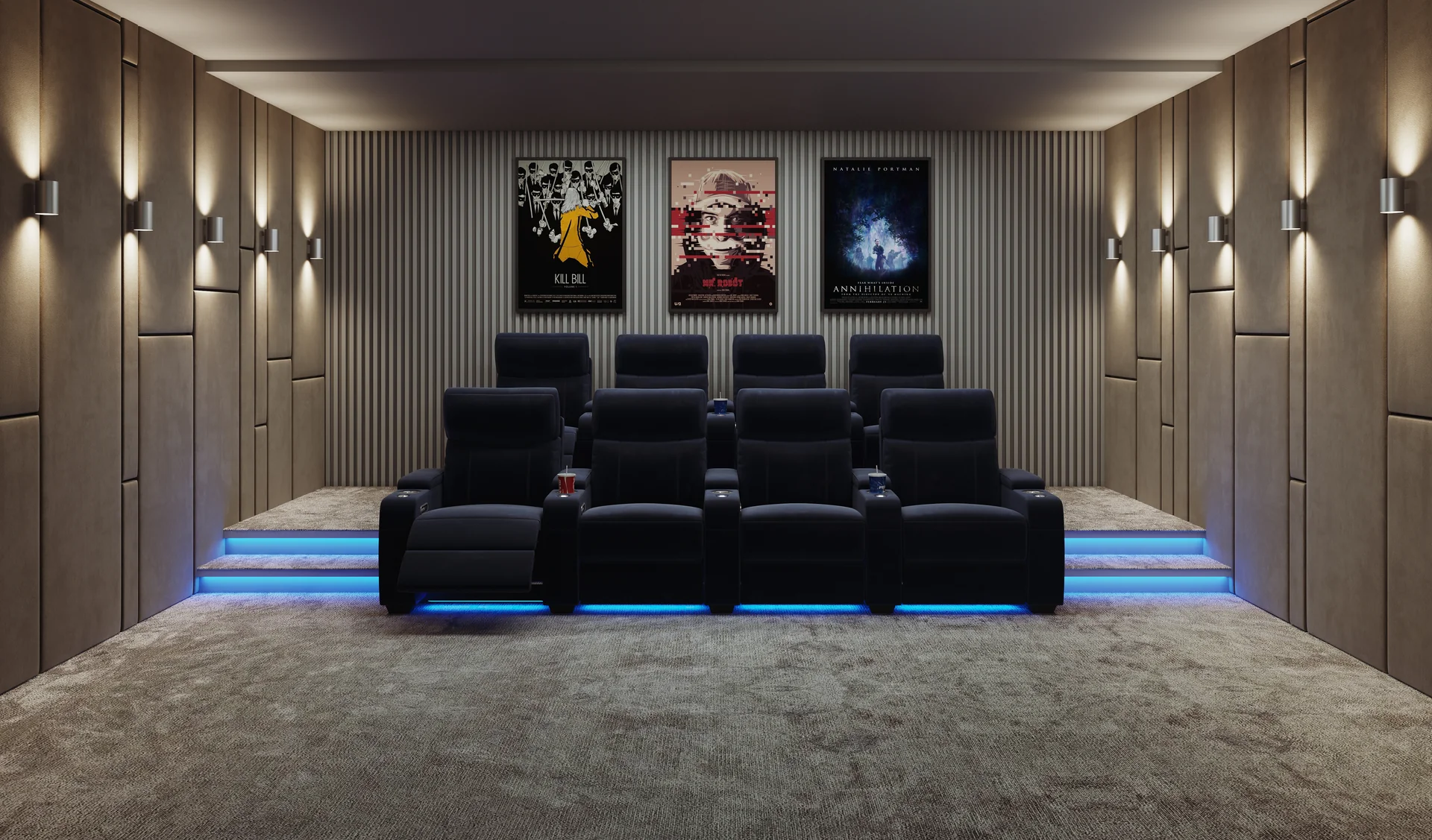 Paramount luxe bioscoopstoel met elektrische verstelbare rugleuning