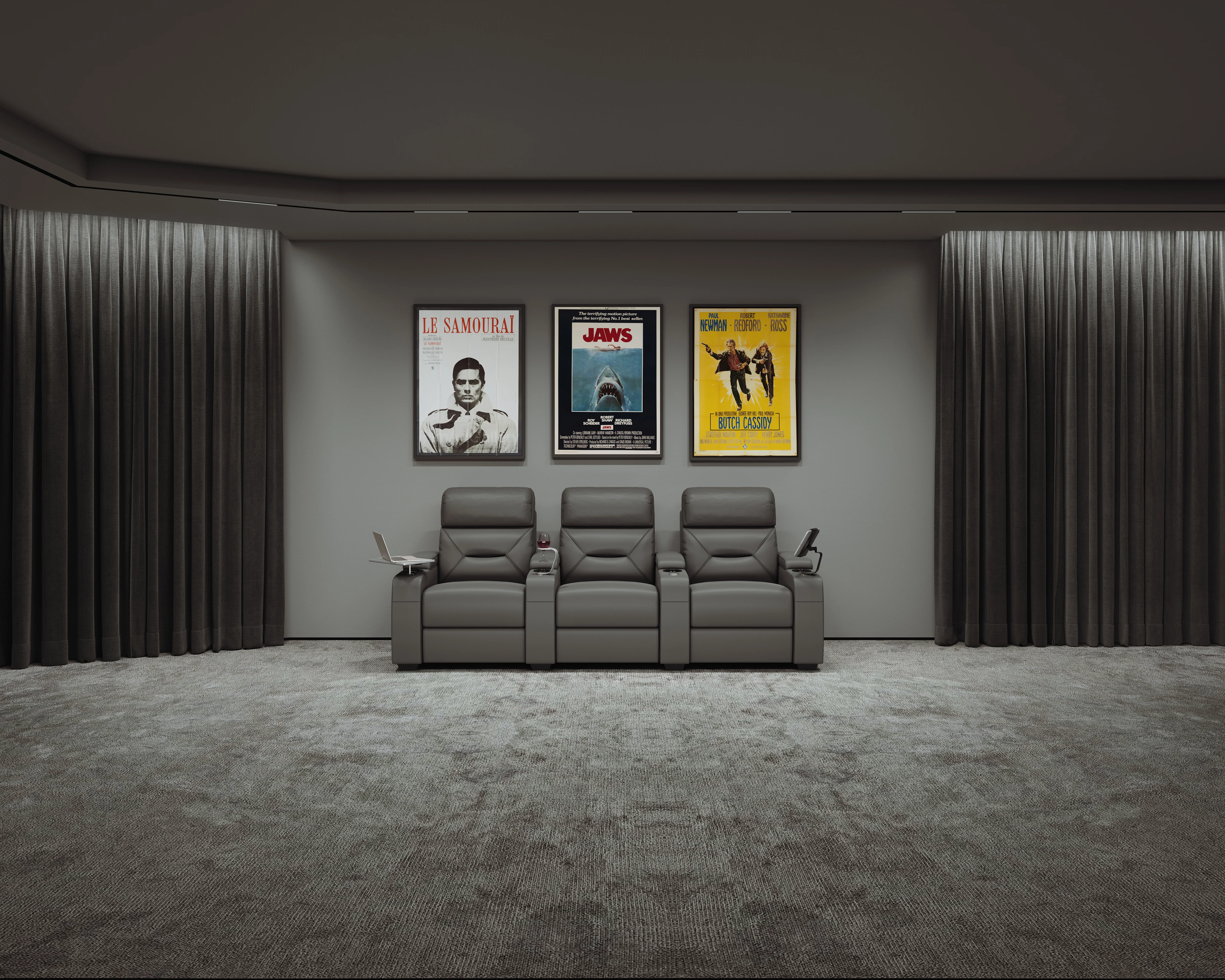 Bioscoop stoel accessoires en bijzettafels